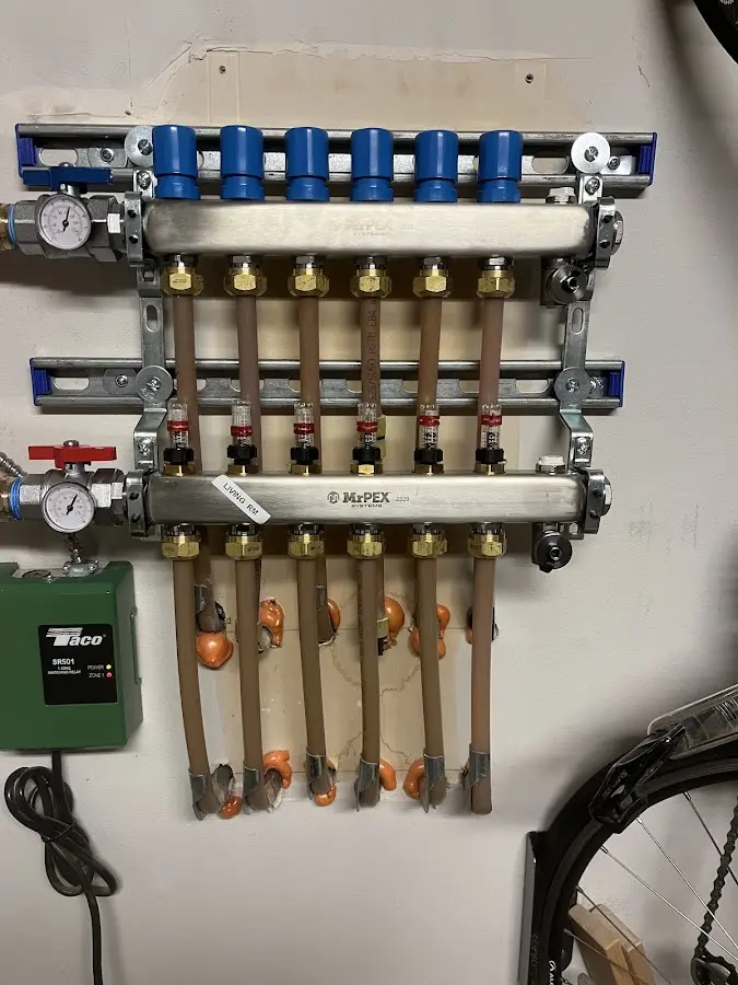 Plumber performing Leak Detection at a residential property in Vandenberg AFB